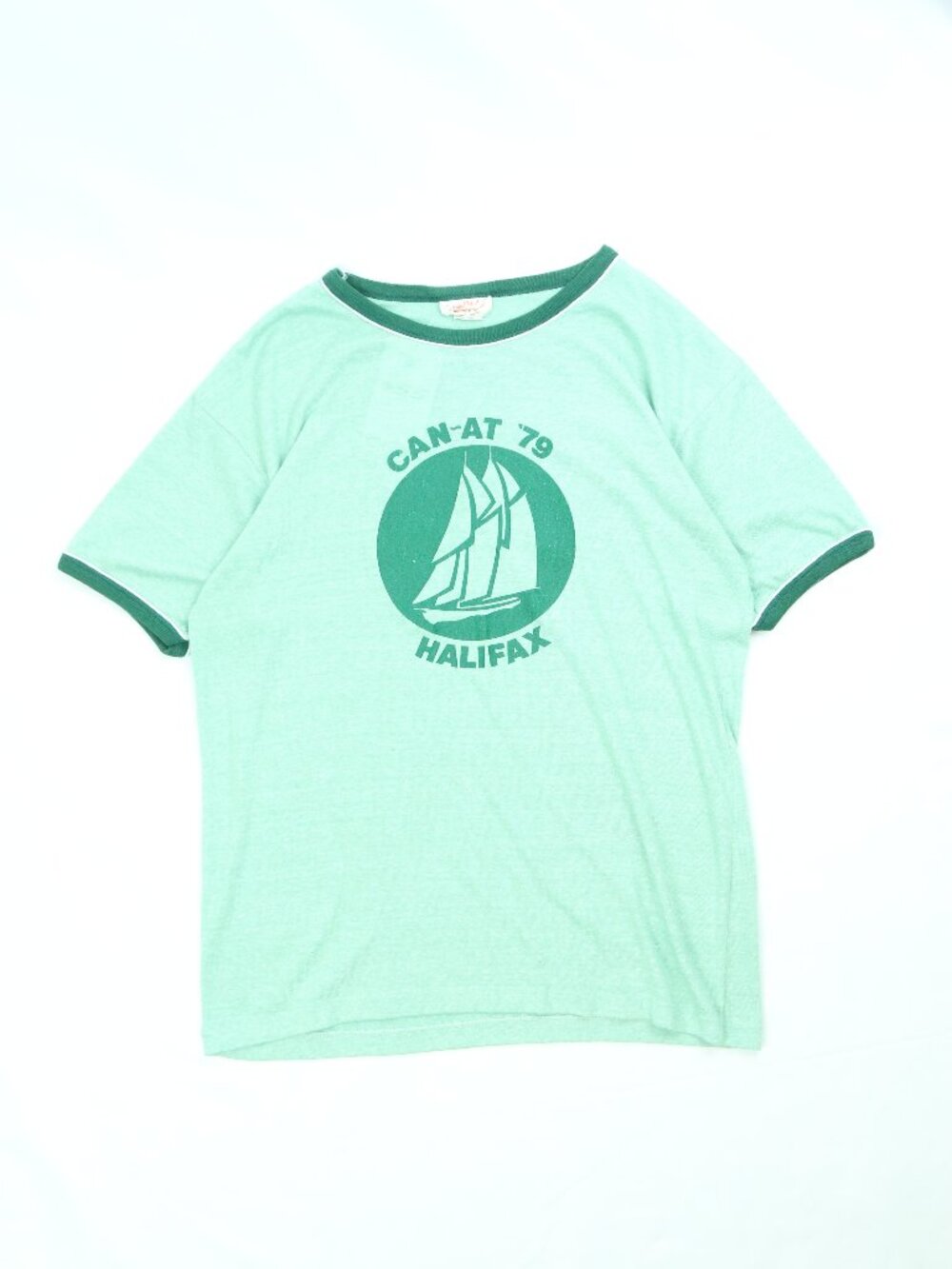 Men's Vintage 1979 CAN-AT Ringer T-Shirt Size XL